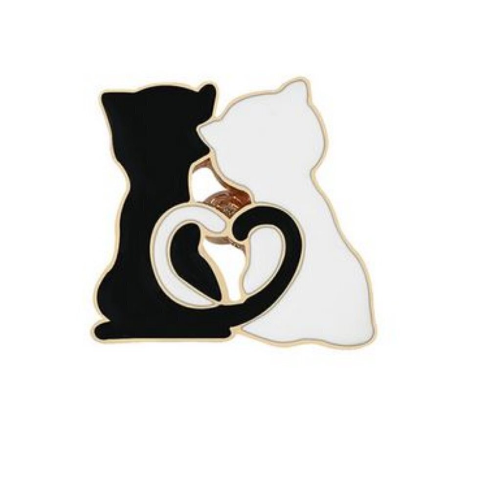 🍡New Cute funny little Cartoon Cat kitten Enamel Pin/Brooch for clothes bags